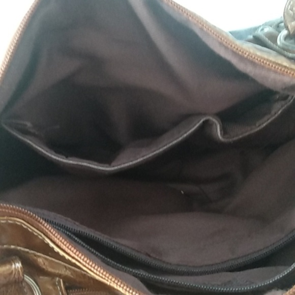 *JINRY* Women's Purse Gold 17"long 7.5 wide 10" strap - Picture 10 of 12